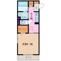 日永駅 徒歩12分 1階の物件間取画像